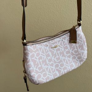 pink calvin klein purse
